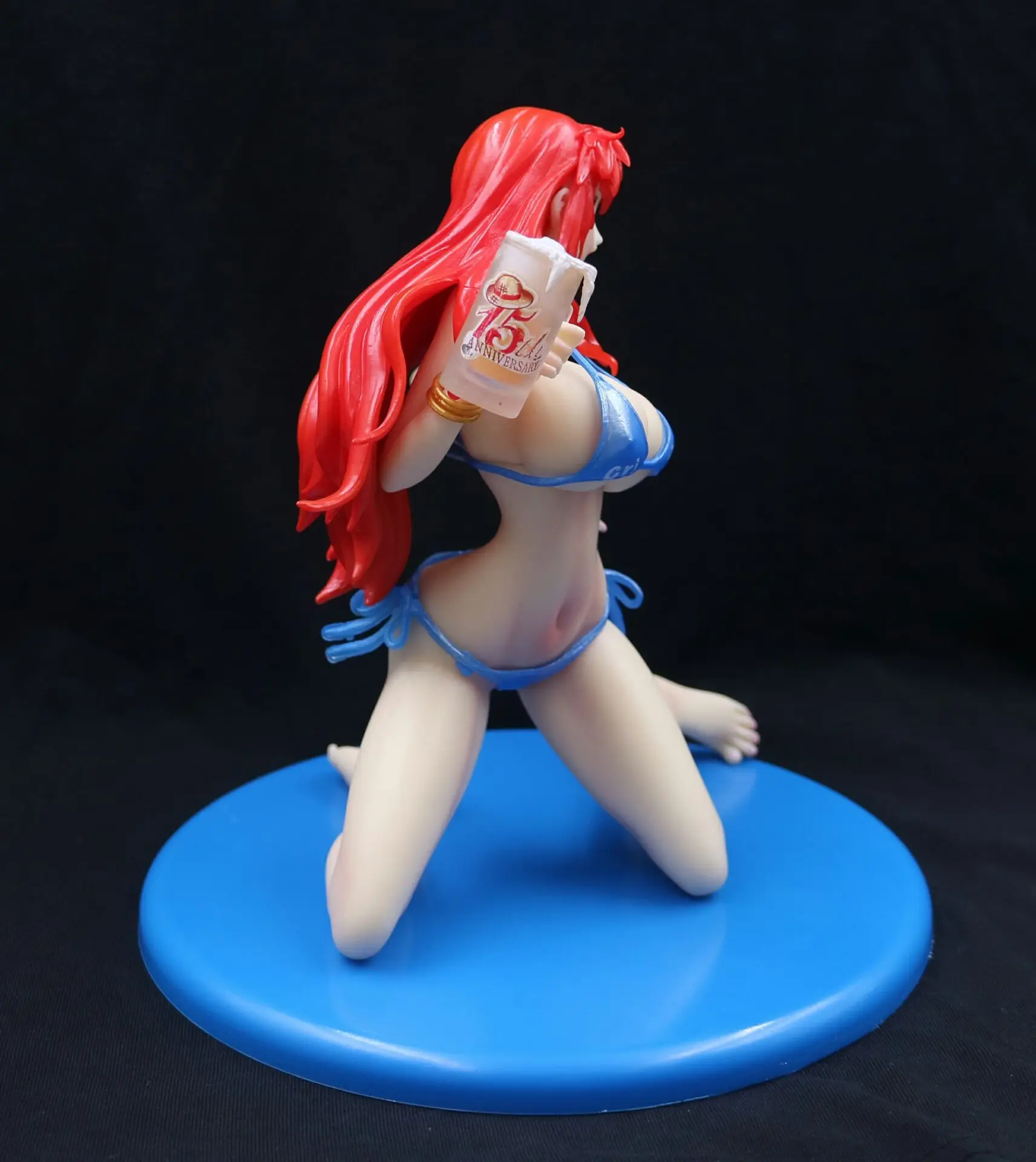 

Diffuse Dynamic Square Anime One Piece Pop Beer Nami Swimwear Kneeling Water Ver. Boxed Garage Kit Model