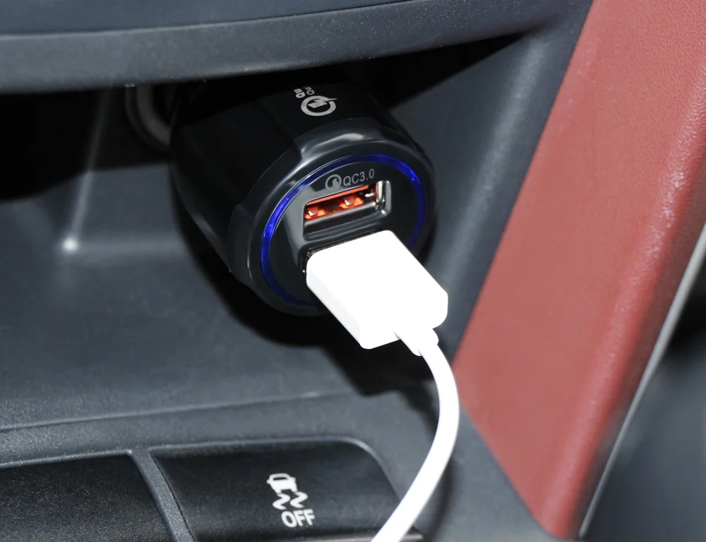 3.1A Dual USB Автомобильное зарядное устройство 3,0 Быстрая зарядка для Mitsubishi Asx Lancer 10 9 Outlander Pajero Sport L200 Expo Eclipse Carisma