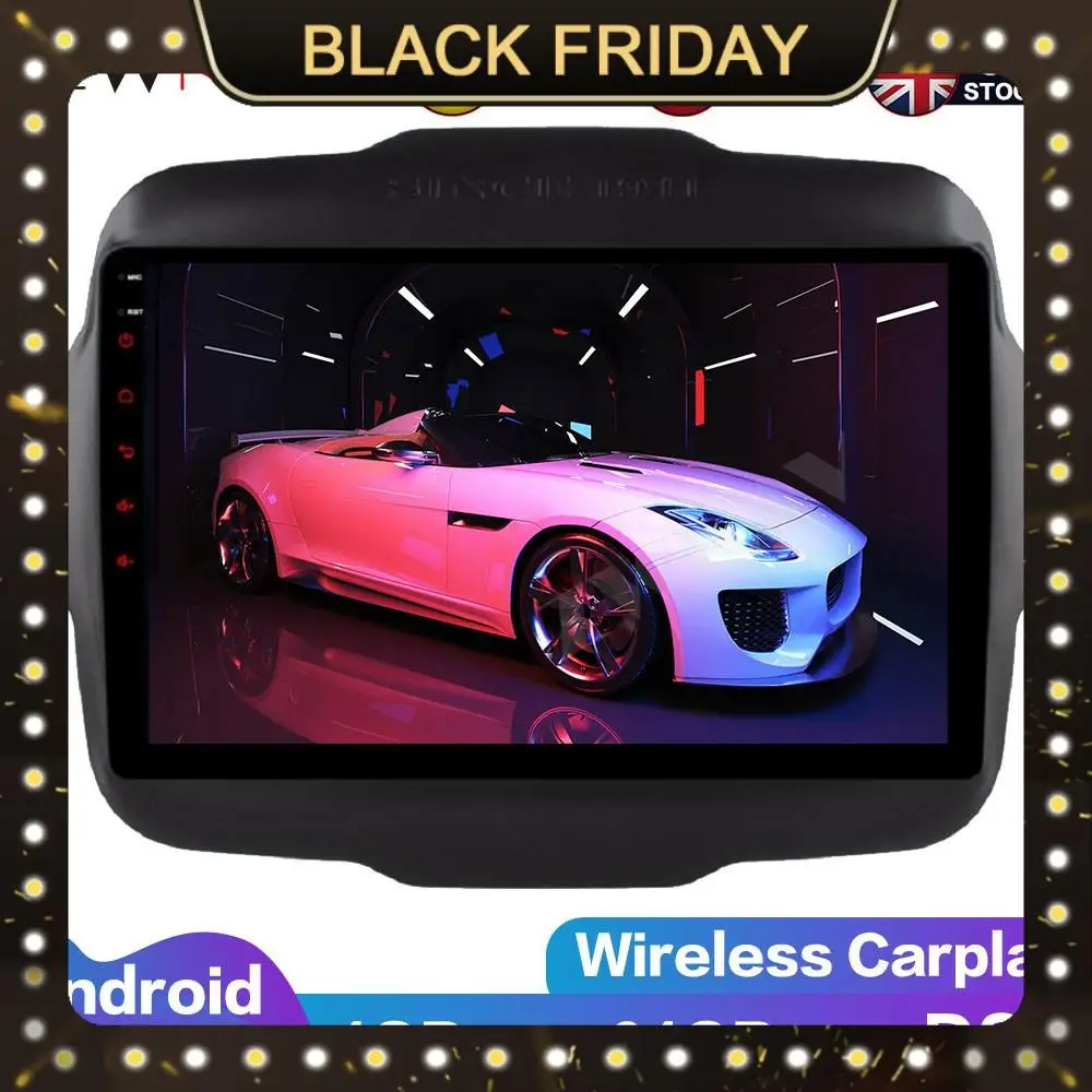 

Android 10.0 8 Core With DSP For Jeep Renegade 2015 2016 2017 Car Radio Video Player Multimedia GPS Navigation No Dvd 2 Din