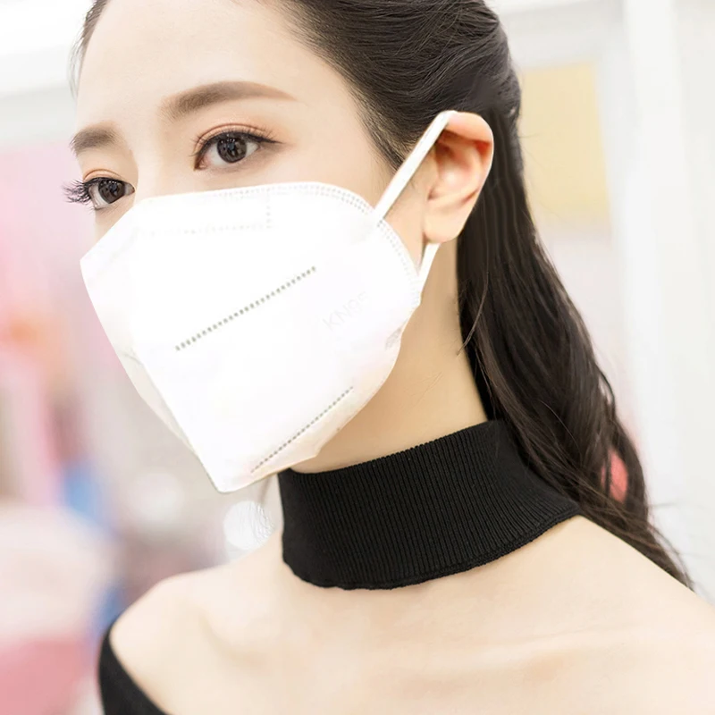 

50 Pcs KN95 Mask Half Face Dust Gas Mask KN95 Masks Respirator Safety Protective Mask Anti Dust Anti Organic Vapors PM2.5 Fog
