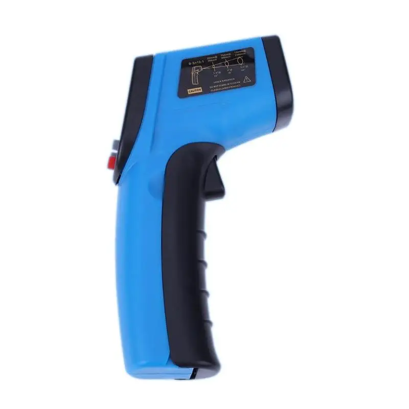 Lcd цифровой инфракрасный термометр GunIR пирометр Imager измеритель температуры Промышленный Термометр GM320 GM550 - Цвет: GM320  Blue