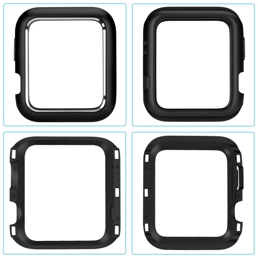 Магнитный Алюминий металлический каркас защитный чехол для Apple Watch Series 4 44mm Series 5 Case 40mm инновационный Магнитный дизайн поглощения для iWatch Series 3 42mm Case 2 1 38mm защитный ударопрочный бампер Чехол