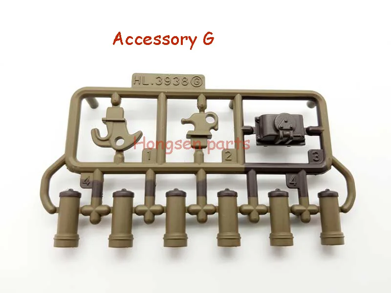 HENGLONG 3938-1 RC tank русский T90 / T-90 1/16 запасные части No. Пластиковый аксессуар G/часть G |