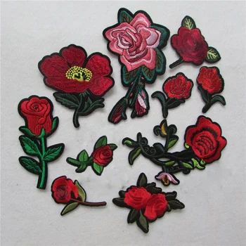 

2017 new 1 Pcs Flower high quality fashion Embroidery Iron On Patch Sew On Patch Craft Sewing Repair Embroidered C2327-C5565