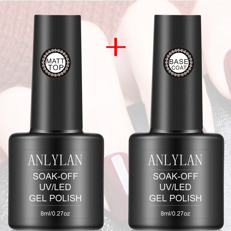 matt-base coat Базовое верхнее покрытие цветной праймер гель матовый лак для ногтей УФ верхнее покрытие УФ светодиодный замачиваемый лак для ногтей долговечный гель лак маникюрный лак - Цвет: matt-base coat