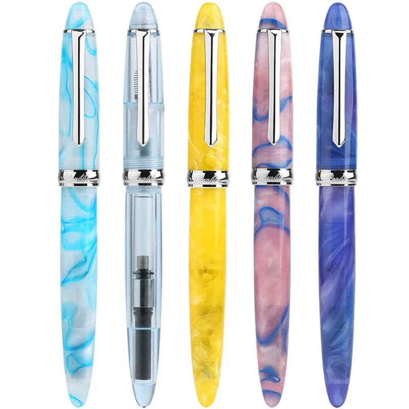 Penbbs 308 Demonstration Fountain Pen Acrylic Colorful Resin