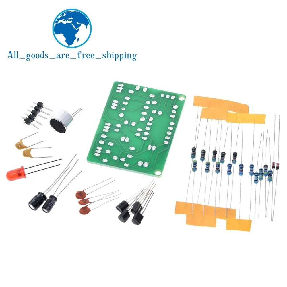 TZT электронный акустический хлопковый переключатель управления DIY Kit звуковой датчик электронная схема костюм DIY интегрированный PCB модуль