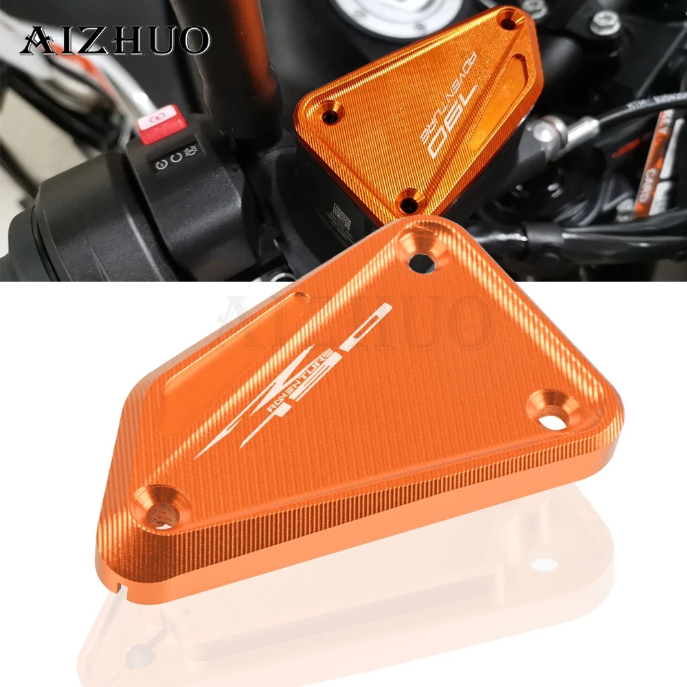 CNC алюминиевые аксессуары для мотоциклов Тормозная крышка для KTM 790 ADVENTURE R Передняя жидкость резервуар Крышка 790 DUKE