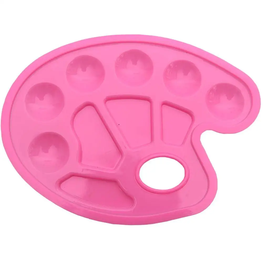 (pink) Детские DIY краски пластиковые палитры граффити товары для рукоделия - Цвет: (pink)