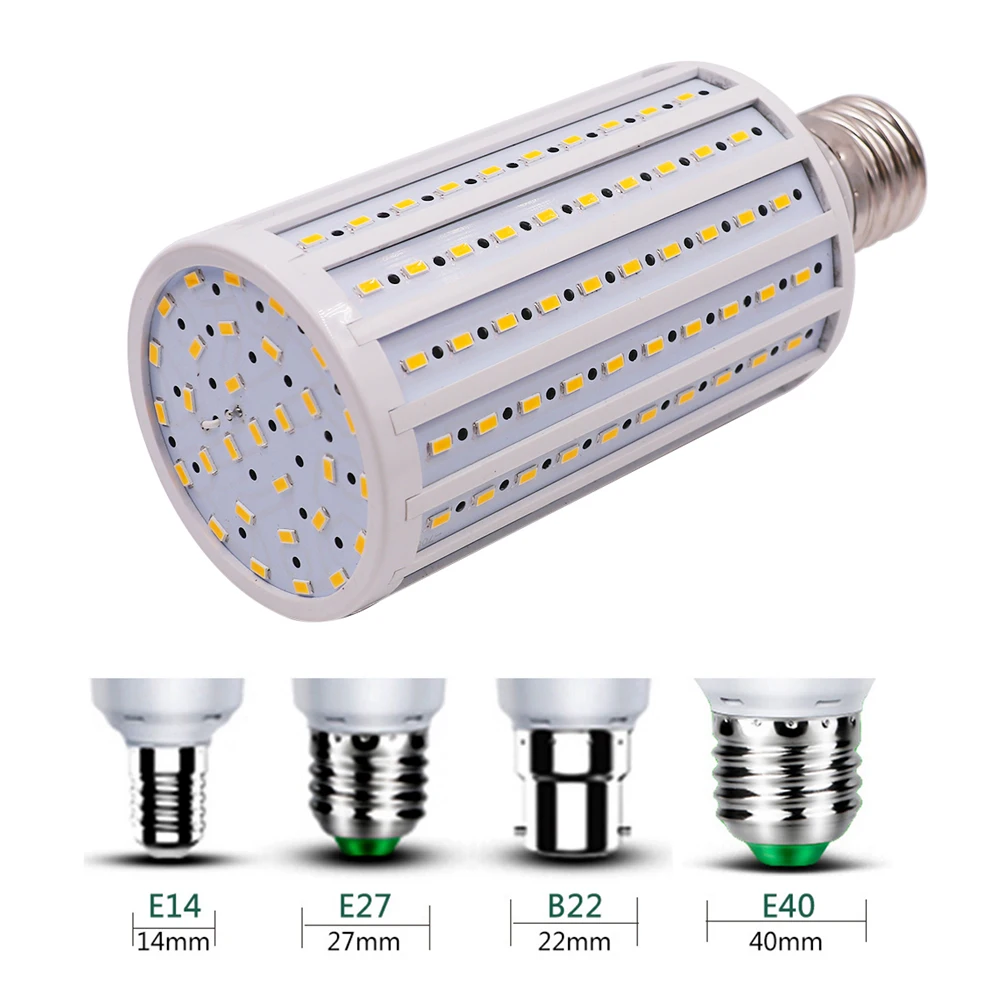E27 B22 E40 E14 LED Bulb Lamp SMD 5730 2835 5W-150W LED Lamp Corn Bulb AC85-265V Energy Saving For Home Decoration Light led lamp led light