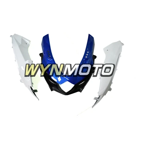 Полный обтекатели для Suzuki GSXR1000 K9 2009-, 10, 11, 12, 13, 14, 15 лет, ABS Пластик впрыска мотоцикл кузов сине-белые капоты
