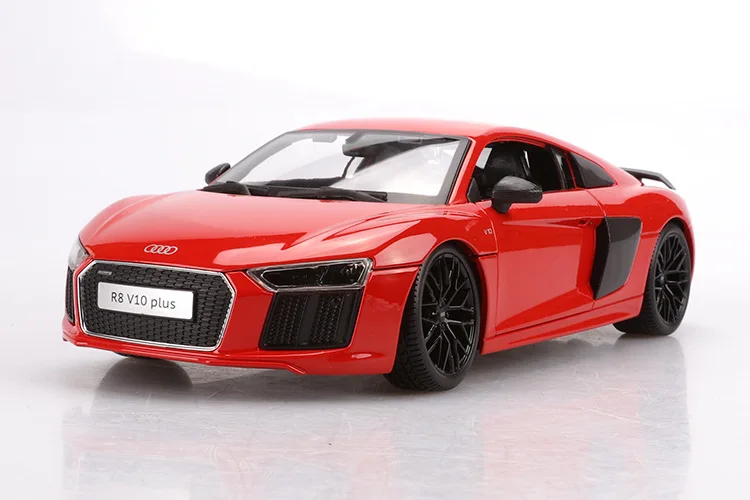 Maisto Audi R8 V10 плюс брелок для автомобильных ключей, модель 1: 18 модель оригинальные, фабричные, по цене производителя, модель автомобиля коллекция подарков