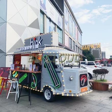 Multi-function electric mobile fast food truck vw bus