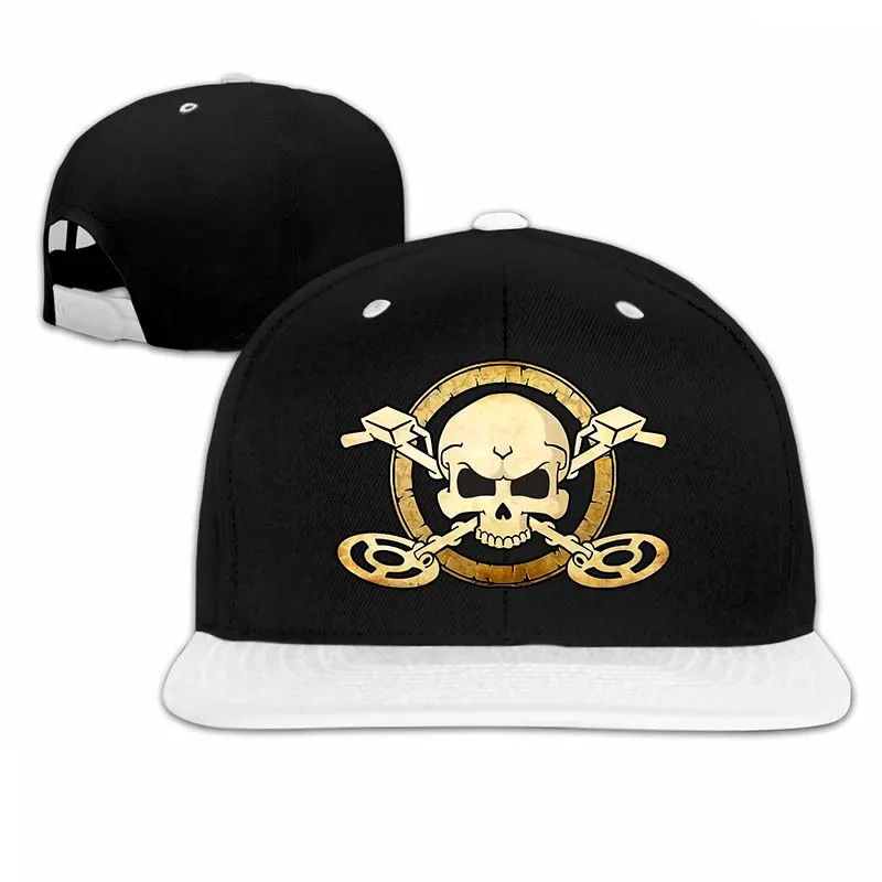 Men detectorist skull& crossbones Metal detector Treasure hunter 2 sided cotton badge(2) Baseball cap men women Trucker Hats - Цвет: 5-White