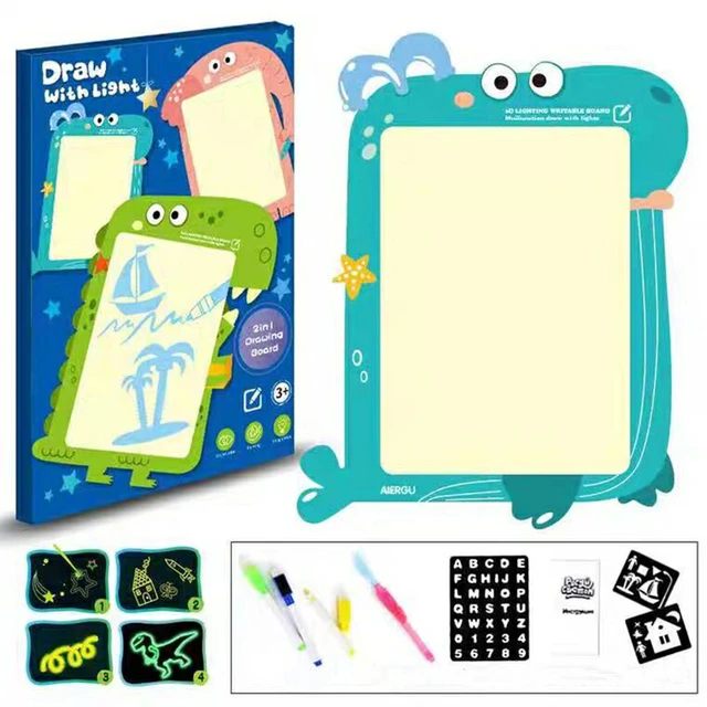 A3 Draw With Light Drawing Board Developing Kids Educational Magic Painting ja