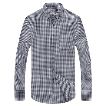 

Spring Autumn Hot Sale Men Young Long Sleeve Single Breasted Shirts Camisa,Breathable Comfortable Plaid Printed Casual Cloth
