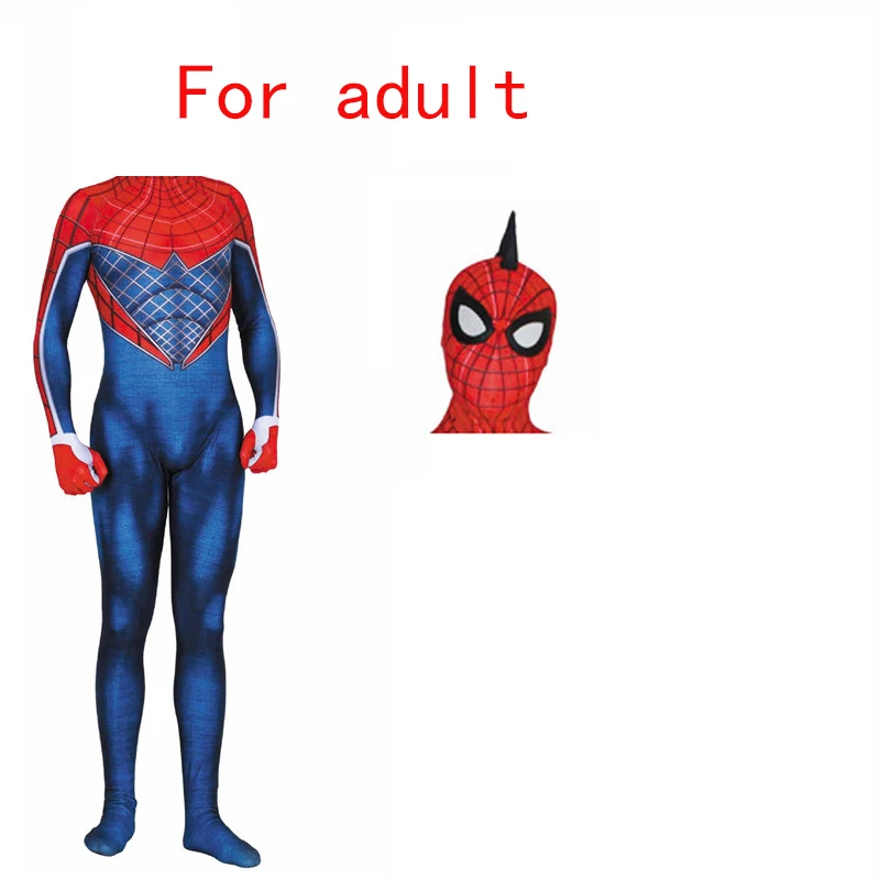 Mask Separate Adult Игры Ps4 Insomniac маска шлем анфас Marvel косплей для взрослых Маска из лайкры супергероя полная голова Хэллоуин - Цвет: Mask Separate Adult