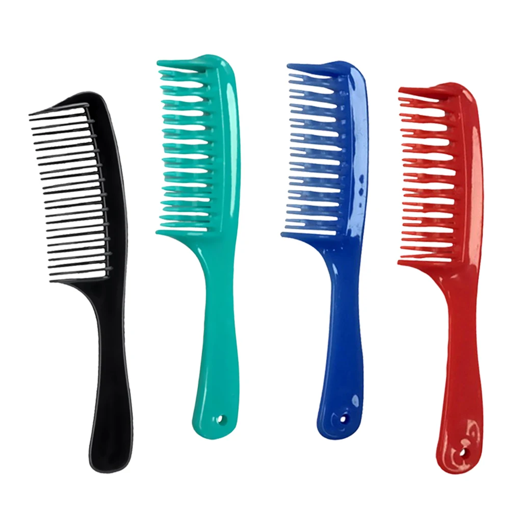 4x Wet Curly Haircutting Double Rows Teeth Detangler Comb Hairdressing Brush
