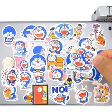 

Cute Cartoon Blue Fat Robot Cats Funny Anime Pattern Mini Diary Scrapbook Stationery Phone Laptop Decals Stickers for Kids Toys