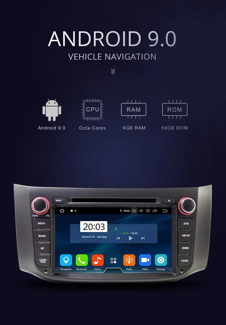 JDASTON Android 9,0 автомобильный мультимедийный плеер для Nissan Sylphy Sentra 2012- Pulsar аудио wifi DVD CD gps 2 Din автомагнитола стерео