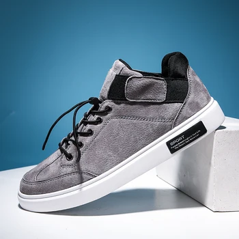 

New Warm Men Winter Shoes Casual Warm Suede Leather Men Shoes Outdoor Men Loafers Non-slip Snow Shoes Hot Sale Men Footwear