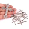15pcs Charms Christian Cross Antique Silver Plated Pendants Making DIY Handmade Tibetan Silver jewelry components 23297 ► Photo 3/4