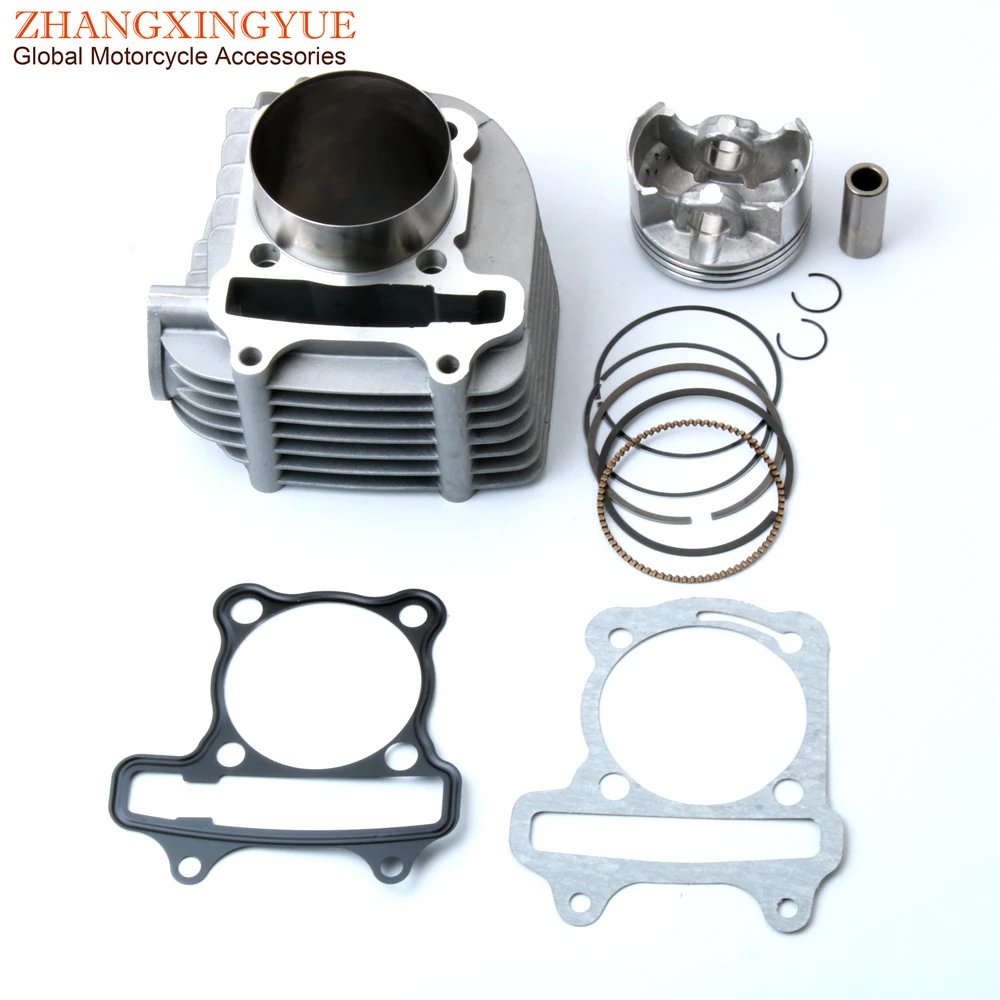 Scooter 63mm 4 Valve 4v Racing Big Bore Cylinder Kit For Gp110 Gy6