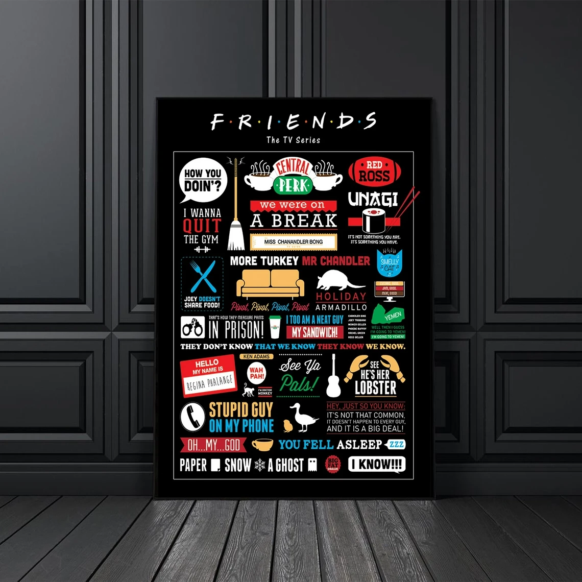 Affiches personnalisées de la série TV Best Nice Friends, affiche de gril  en tissu, mode moderne pour chambre à coucher, injPoster comme cadeau,  affiche sur toile - AliExpress