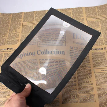

1Pcs A4 Full Page 3x Magnifier Sheet Large Magnifying Glass Book Reading Aid Lens Analysis Instruments 305x195mm