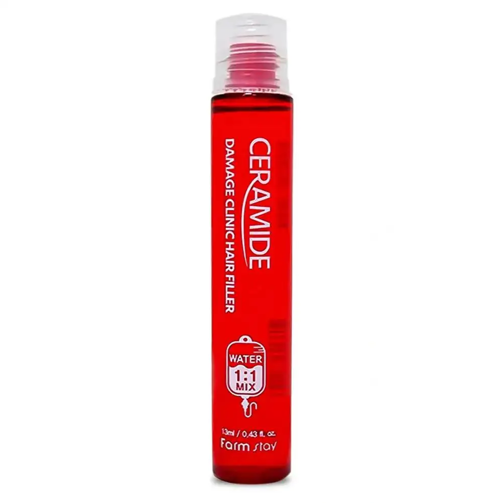 Восстанавливающий филлер для поврежденных волос с керамидами FarmStay Ceramide Damage Clinic