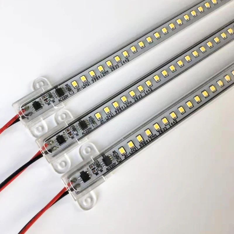 LED Bar Light 220V 30cm 50cm LED Rigid Strip Energy Saving LED Fluorescent Tubes Cold White Warm White 72leds Kitchen Decor