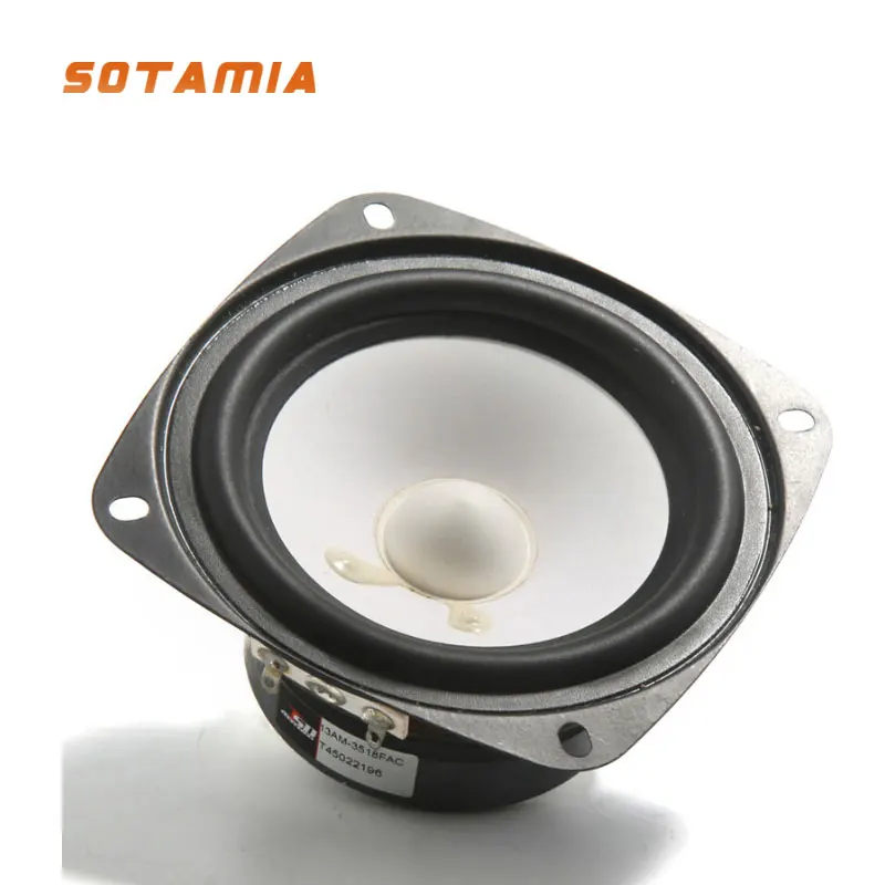 

SOTAMIA 1Pc 3.5 Inch Full Range Sound Speaker Column 4 Ohm 20W DIY Audio Bluetooth Speaker Driver Loudspeaker Home Theater