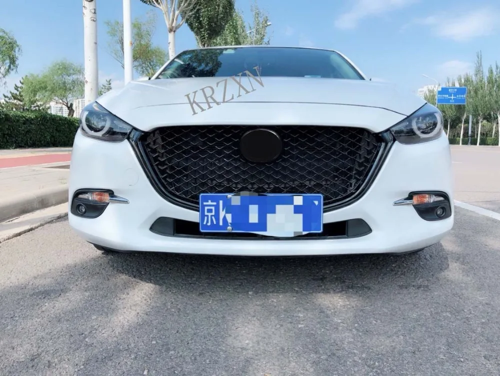 Решетка для передней гонки Axela подходящая Mazda 3 Sport 2017 2018 грили|Гоночные решетки| |