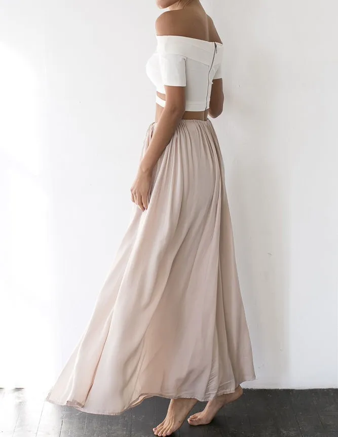 Ladies Womens Gypsy Long Bodycon Maxi Dress Skirt Size 8-26 Jersey Skirt 