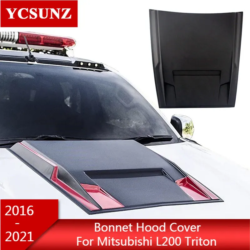 Капот совки для Mitsubishi L200 Triton 2016 2019 Запчасти pajero спортивные аксессуары 2017 2018 2020