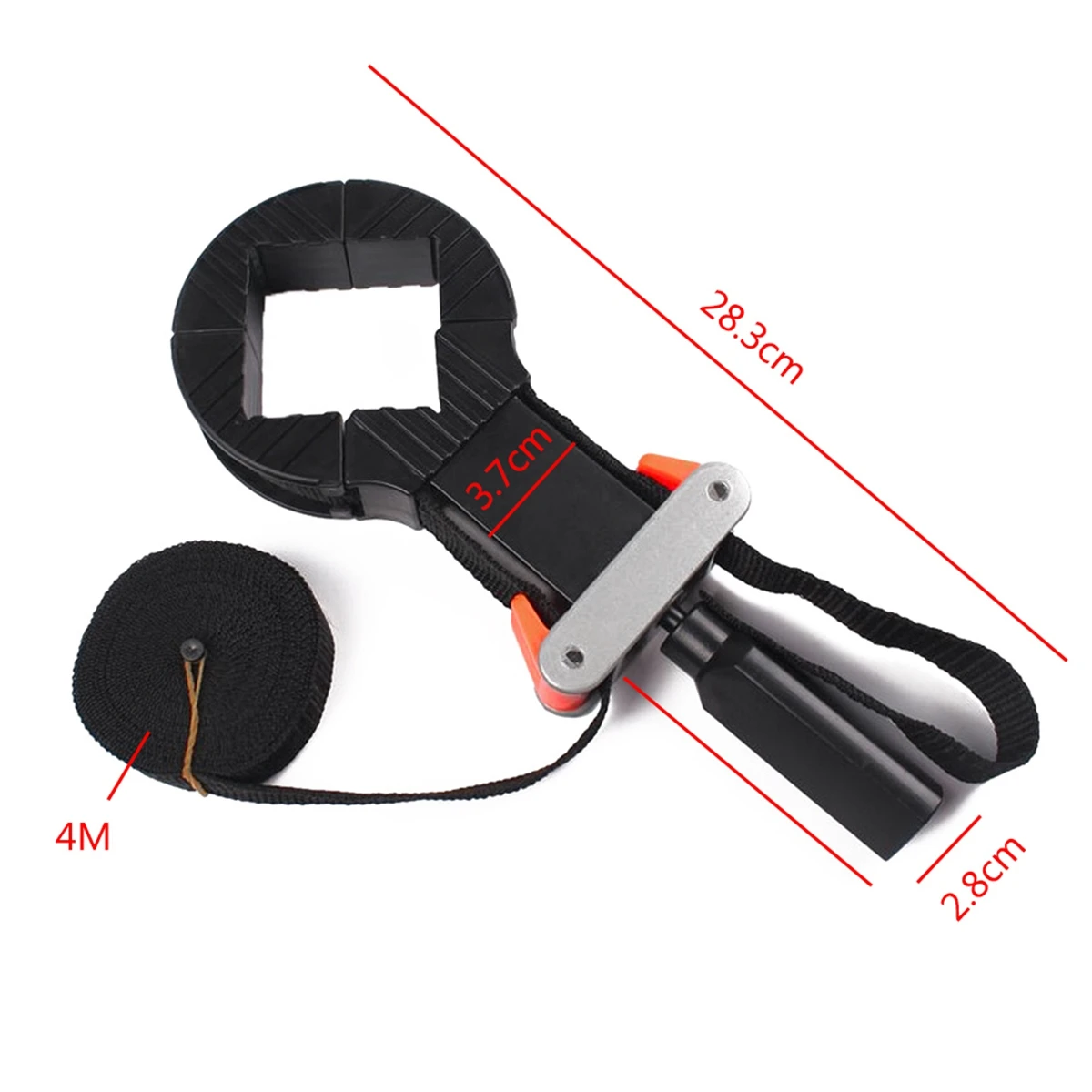 4 Jaws Rapid Corner Clamp Wood Working Band Strap Holder For Picture Frame Drawer Multifunction belt clamp Woodworking Quick Adjustable Band Clamp Polygonal clip 90 Degrees Right Angle Corner Photo Frame Clips