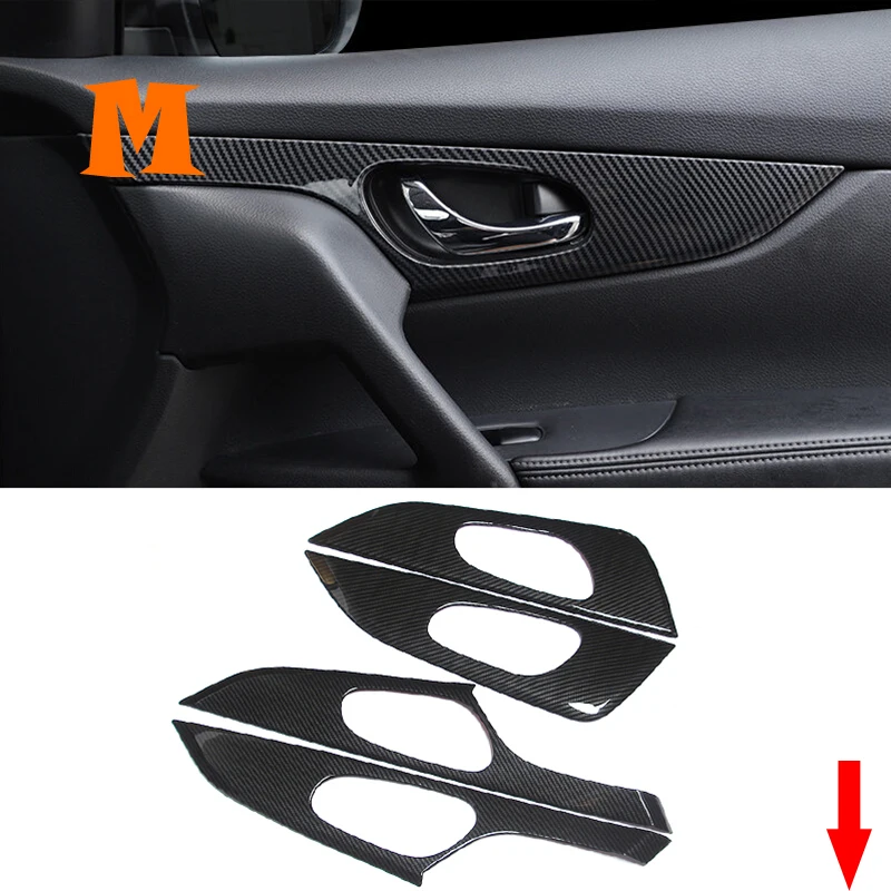 Produktbild von Auto Innenzubehör 7 Teile/satz Für Nissan Für X-Trail T32 Für Qashqai J11 ABS Chrom Auto Fenster Glas Heber Schalter Taste Abdeckung Trim Auto Zierleiste