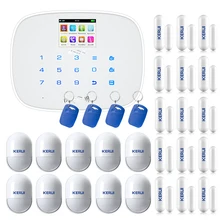 KERUI W193 3g WiFi PSTN GSM система охранной сигнализации IOS Android приложение управление RFID датчик двери движения PIR домашняя охранная сигнализация
