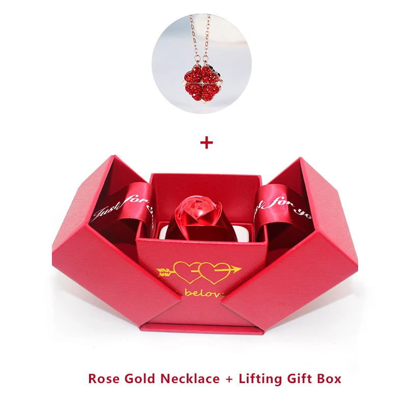 I Love You Roses Bloom Necklace in 100 Languages Gift Set 4 H5d4938b9af9c4f40aab3ce5399283b98A