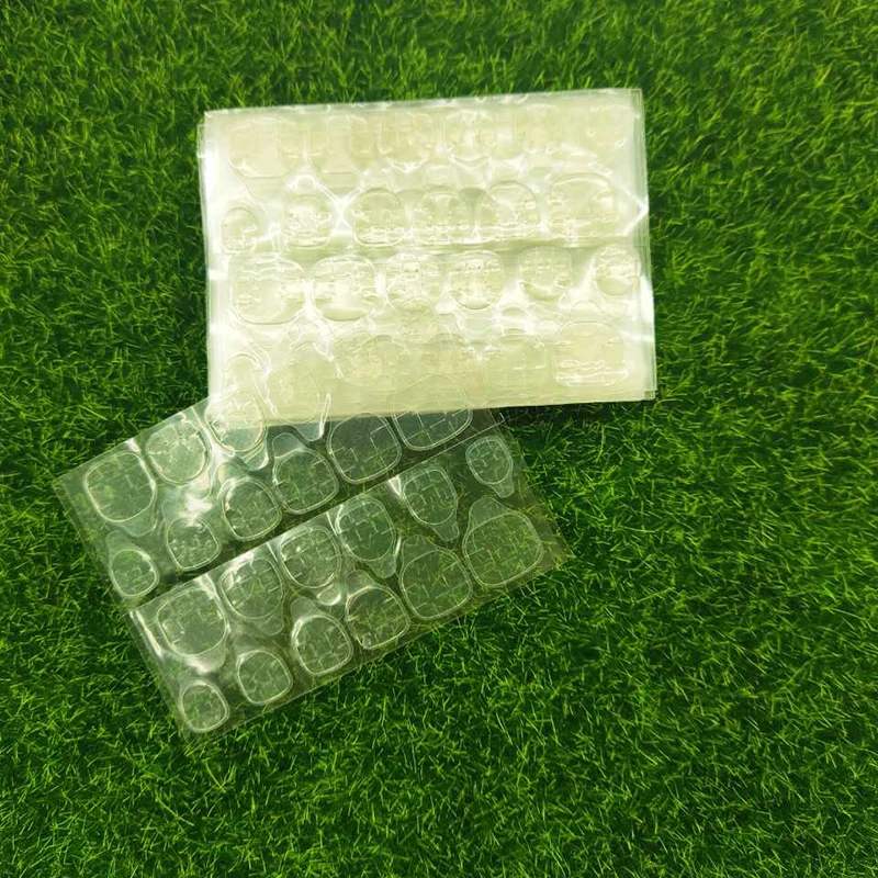Transparent Double Side Adhesive Nail Stickers 240 Pcs