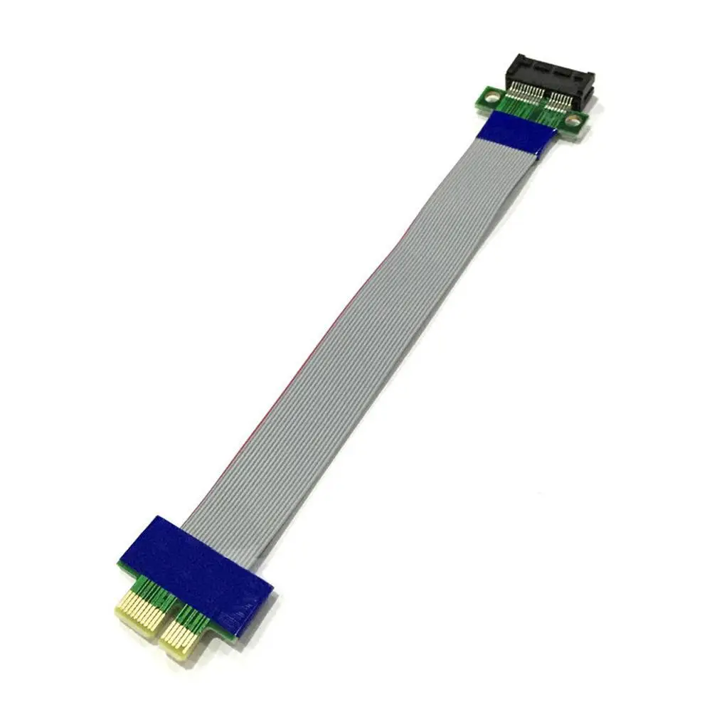Мужского и женского пола PCI E 1X переходная карта удлинитель гибкий Удлинительный