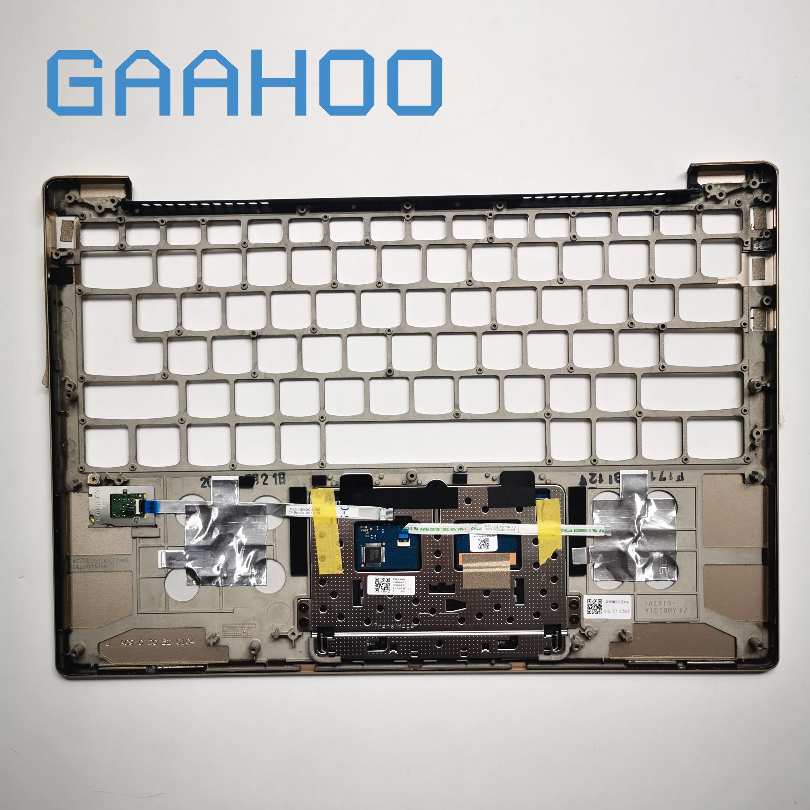 Чехол для ноутбука lenovo IDEAPAD 720S-13 720s-13ARR 720S-13IKB подставка для ноутбука с тачпадом отпечатков пальцев micphone золотистый/серебристый
