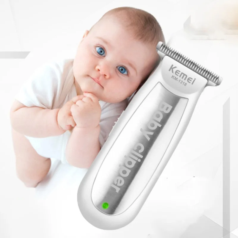 Kemei Мини электрическая машинка для стрижки волос детские USB Перезаряжаемые тихий