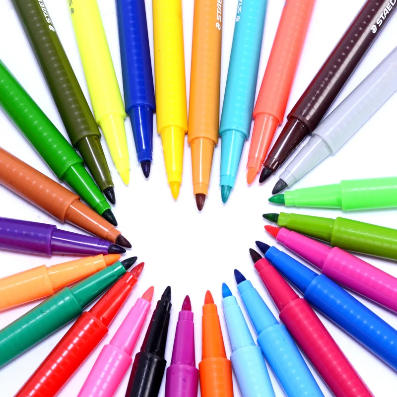 

Assorted 50 Brilliant Colours Staedtler Triplus Color Pens - Metal Gift Tin of -1.0mm Office & School Art Supply