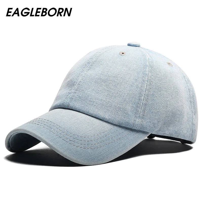 Pizza Planet Plain Adjustable Cowboy Cap Denim Hat for Women and Men