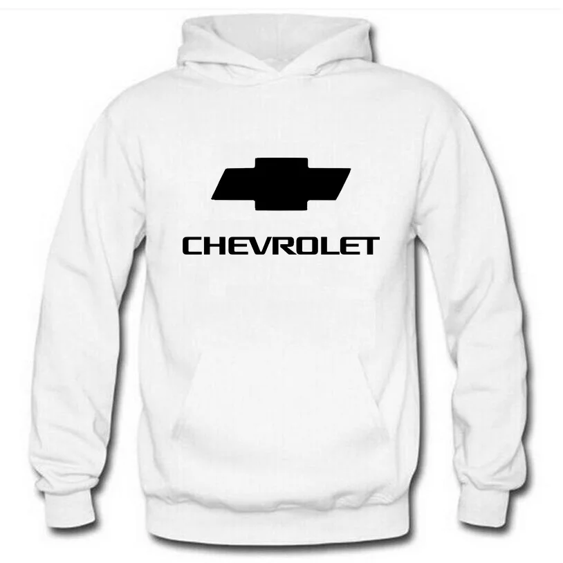 Толстовки для мужчин Chevrolet с логотипом автомобиля толстовка принтом весна осень