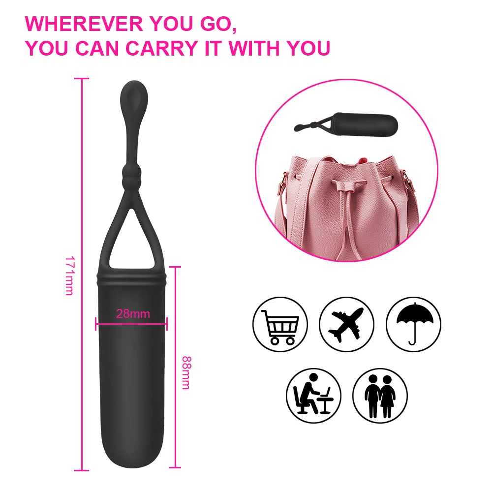 Sex Shop 10-biegowy wibrator jajek z pociskiem Produkty dla dorosłych Stymulacja łechtaczki Ładowanie magnetyczne USB Zabawki erotyczne dla kobiet_voghion.com