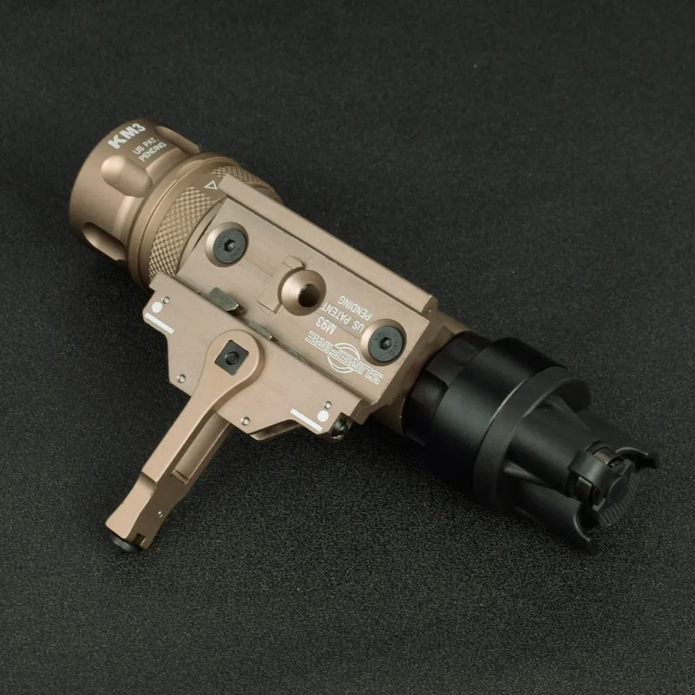 Montagem à Prova Água para Rifle Luzes com M93 Tático Scout Lanterna Arma qd Dwaterproof Constante Momentânea Strobe Saída M952v Led Luz 9 luzes com m93 qd montagem à prova