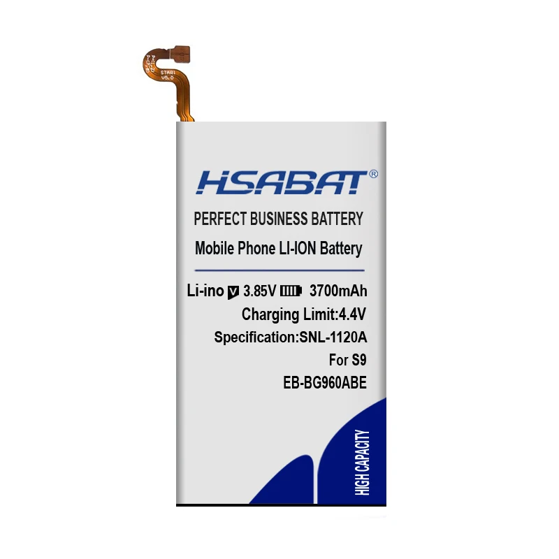 HSABAT 3700 мА/ч, EB-BG960ABE Батарея для samsung GALAXY S9 G9600 G960F SM-G960