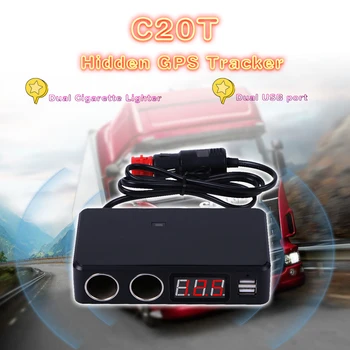 

C20T Plug and Tracking Hidden Car Charger GPS Tracker For Car Adaptor Build-in GPS Tracking with GPS Chipset Car GPS Tracker